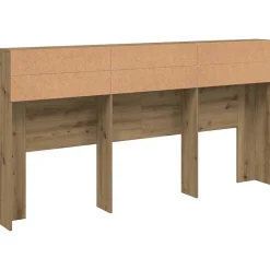 Armoire de tête de lit chêne artisanal 200x19x103,5 cm vidaXL