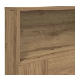 Armoire de tête de lit chêne artisanal 200x19x103,5 cm vidaXL