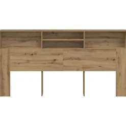 Armoire de tête de lit chêne artisanal 200x19x103,5 cm vidaXL