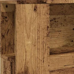 Armoire de tête de lit vieux bois 100x18,5x102,5 cm vidaXL