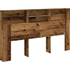 Armoire de tête de lit vieux bois 180x19x103,5 cm vidaXL