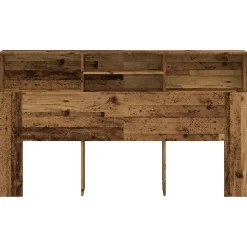 Armoire de tête de lit vieux bois 180x19x103,5 cm vidaXL