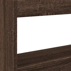 Armoire tête de lit avec LED chêne marron 120x17x102 cm vidaXL