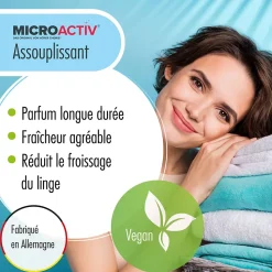 Assouplissant Végétalien Classic Blue Höfer Chemie 4 x 10 L, Linge Doux Et Parfum Longue Durée
