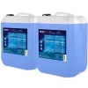 Assouplissant Végétalien Classic Blue Höfer Chemie 2 x 10 L, Linge Doux Et Parfum Longue Durée