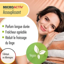 Assouplissant Végétalien Summer Höfer Chemie 2 x 10 L, Linge Doux, Parfum Estival Et Séchage Rapide