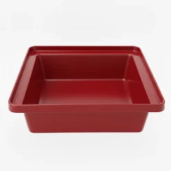 Bac de rangement empilable 30l - ROUGE - 17cm