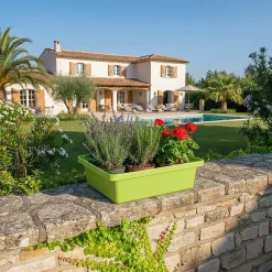 Bac de rangement empilable 30l - VERT - 17cm