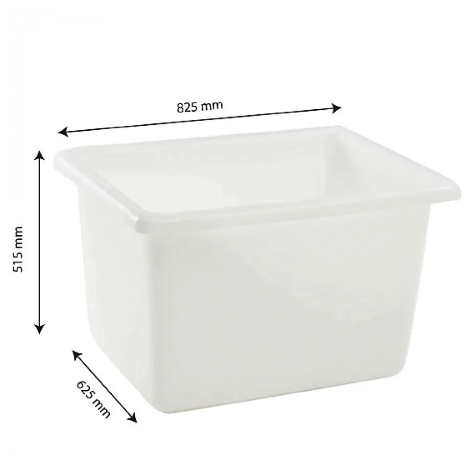 Bac grand volume 170 L - blanc