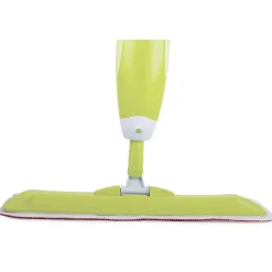 Balai serpillière plat avec laveur rotatif à jet solide vert