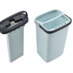 Balai serpillière plat avec seau essoreuse deux compartiments + 3x lavette offerte