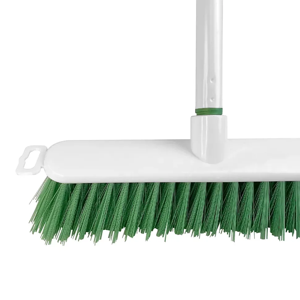 Balai droit poils rigide blanc L.28 x l.5cm