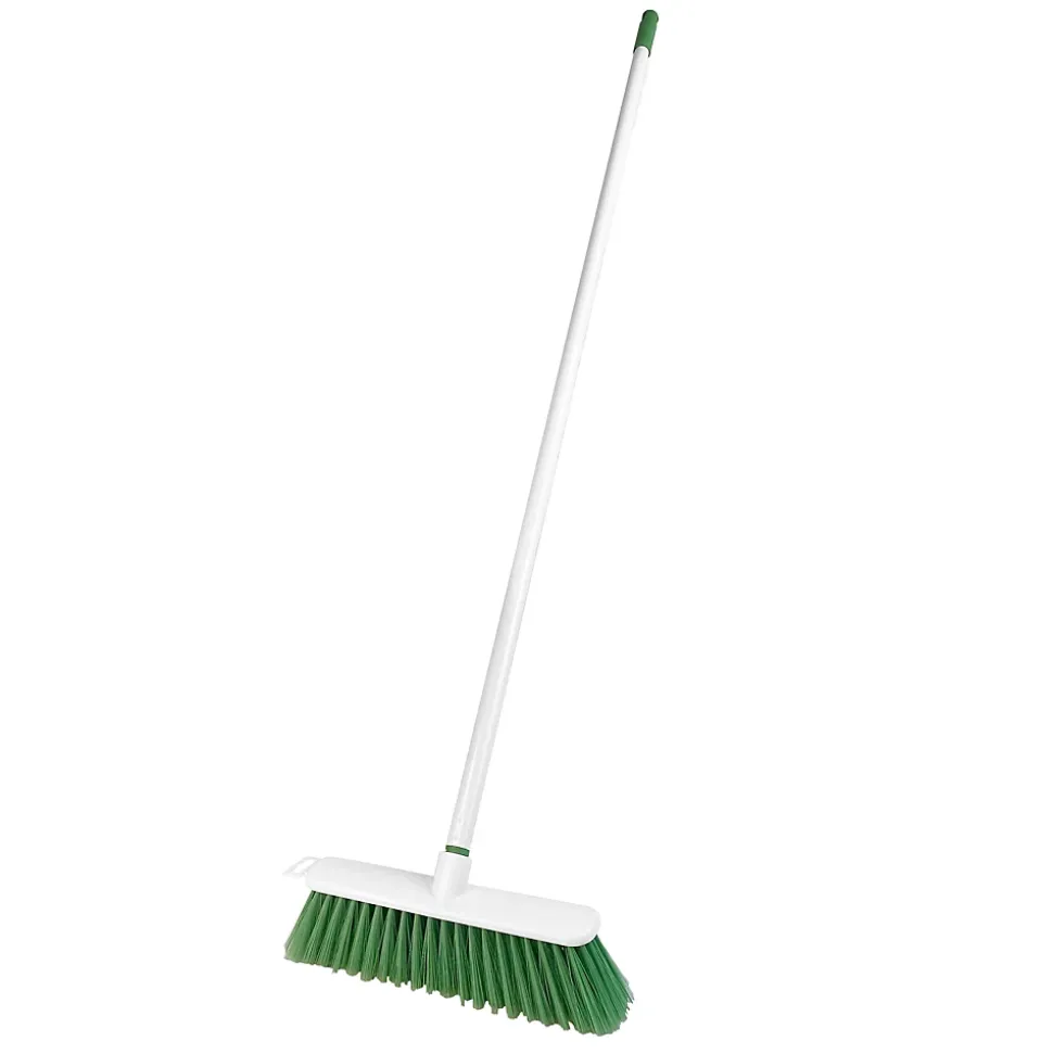 Balai droit poils rigide blanc L.28 x l.5cm