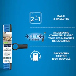 Balai en caoutchouc Clic Système Starwax