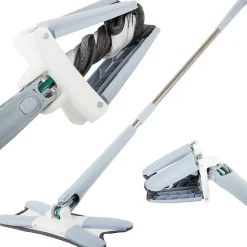 Balai serpillière plat pour le nettoyage des sols avec essoreuse rotative