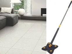 Balai serpillière plat rotatif pour le lavage des sols avec essoreuse hygiénique