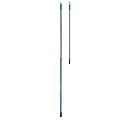 Balai serpillère à franges microfibre et plastique GoodHome blanc et bleu l.8 cm