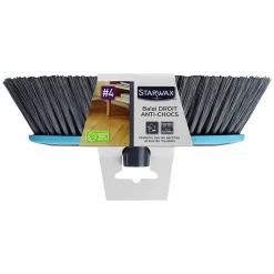 Balai sol intérieur bords droits antichocs Starwax