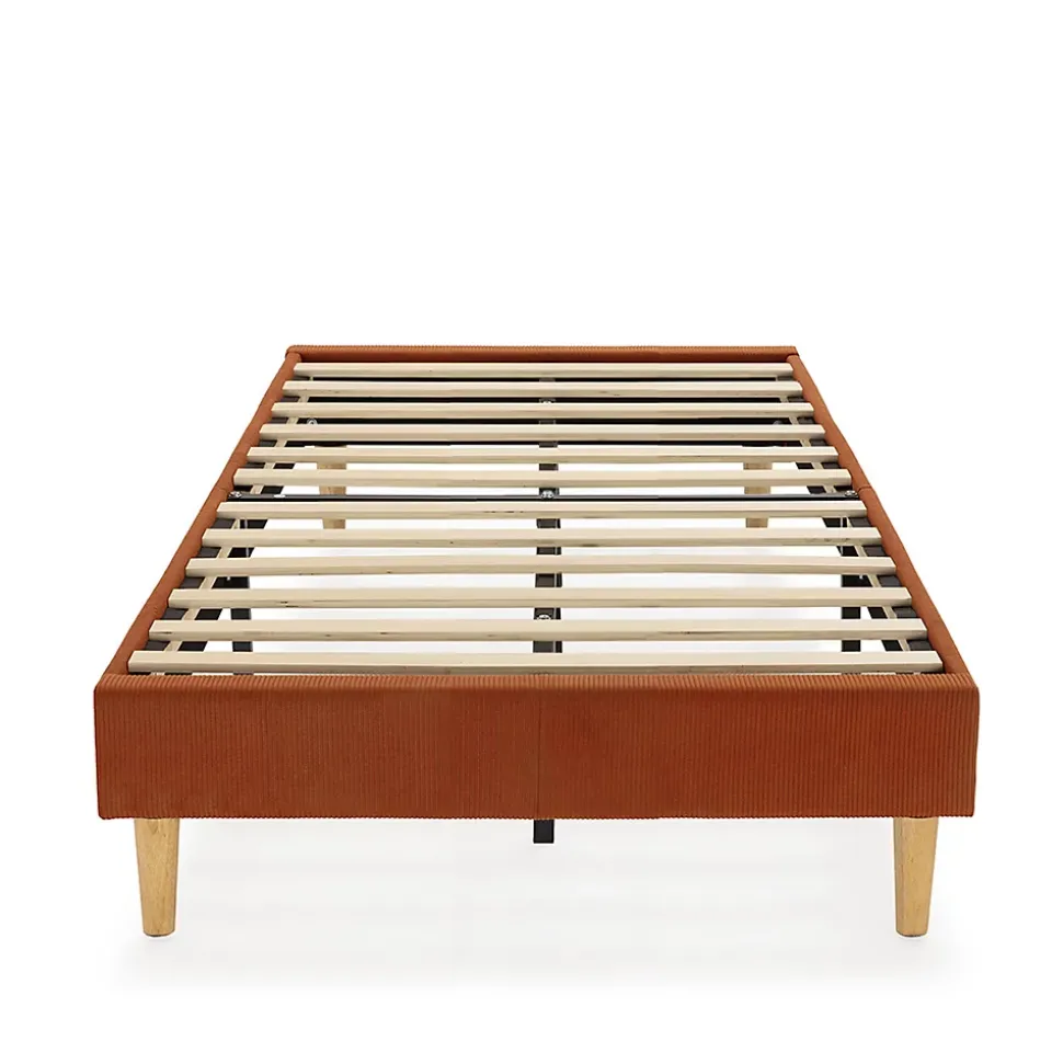 Base rembourrée Bari 90x190 cm Rouge