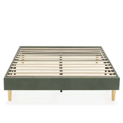 Base rembourrée Bari 140x190 cm Vert