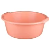 Bassine cuvette ronde 11L coloris pêche