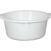 Bassine ronde 14l d40 blanc alimentaire