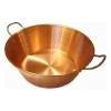 BAUMALU Bassine a confiture cuivre 38 cm 12/10eme anses inox - 9 litres environ