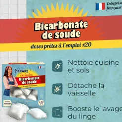 Bicarbonate de soude doses 20 x 20g Starwax Fabulous