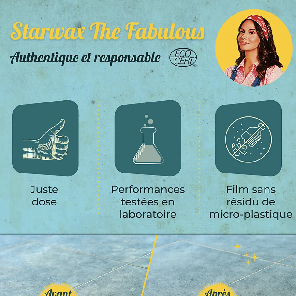 Bicarbonate de soude doses 20 x 20g Starwax Fabulous