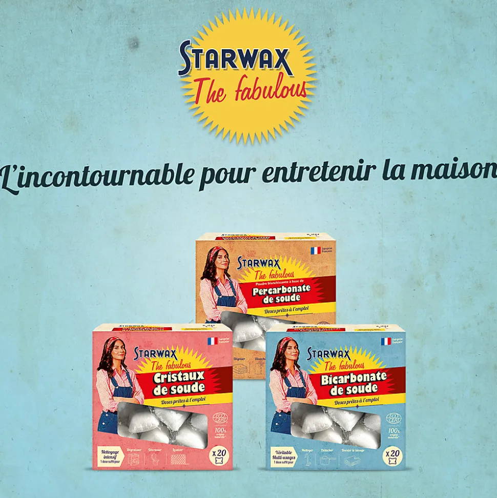 Bicarbonate de soude doses 20 x 20g Starwax Fabulous