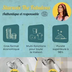 Bicarbonate de soude technique Starwax The fabulous 2,5kg