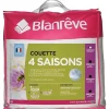 BLANREVE Couette 4 saisons - 140 x 200 cm - Blanc