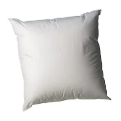 BLANREVE Oreiller en coton - 60 x 60 cm - Blanc