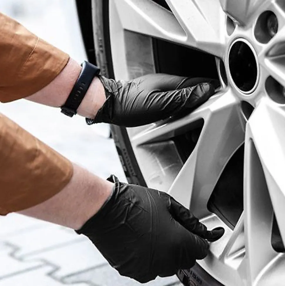 Boite De 100 Gants Nitrile Noirs Neotools