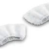 Bonnette microfibre pour nettoyeur vapeur buse à main Karcher, lot de 2