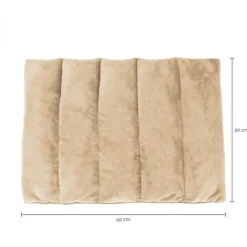 Bouillotte, coussin chauffant 45 x 30 cm pour le dos ou autres parties du corps - Bleu - Vivezen