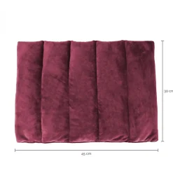 Bouillotte, coussin chauffant 45 x 30 cm pour le dos ou autres parties du corps - Bleu - Vivezen