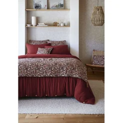 Bout de lit "Capucine" 90 x 200 cm "Gaze de Coton" - Capucine Camel - 90 x 200 cm