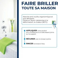 Brosse à joints de carrelage mural ou de sol Starwax