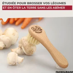 Brosse à légumes en bois Fackelmann Wood Edition