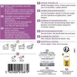 Brosse adhésive lavable pour textile Starwax