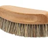 Brosse navette en tampico blanc manche bois Gerlon