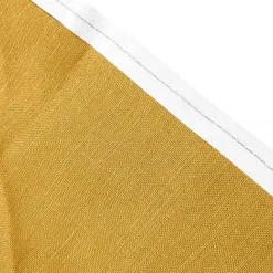 Cache-sommier tapissier 160x200 cm en tissu jaune - NIVU 9366