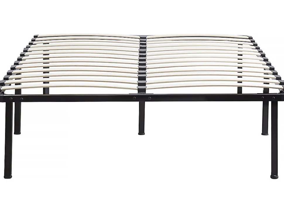 Cadre à lattes + pieds pour matelas 140 x 190 cm - 26 lattes