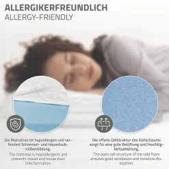 Cadre de lit en acier anthracite 90x200 cm avec sommier à lattes matelas H16 cm