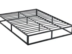 Cadre de lit en métal 160 x 200 cm - Noir