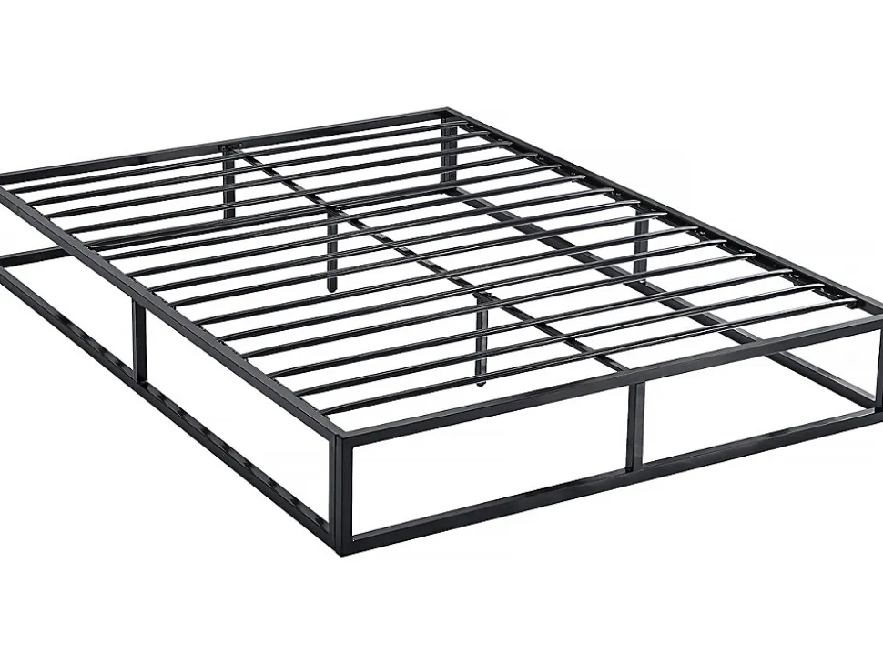 Cadre de lit en métal 140 x 190 - Noir