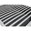 Cadre de lit en PU blanc avec rangements et LED intégrées 160x200 cm NEW YORK