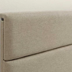 Cadre de lit plateforme Aroma capitonné 30 cm, 150x190 cm, Beige