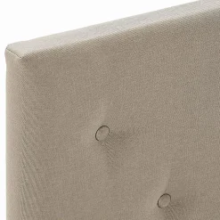 Cadre de lit rembourré Rosi 30 cm, 90x190 cm, Beige